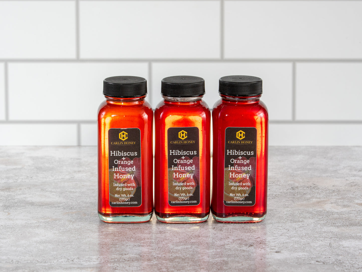 Hibiscus & Orange Infused Honey