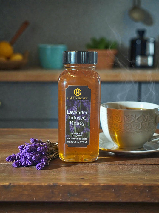 Lavender Infused Raw Honey