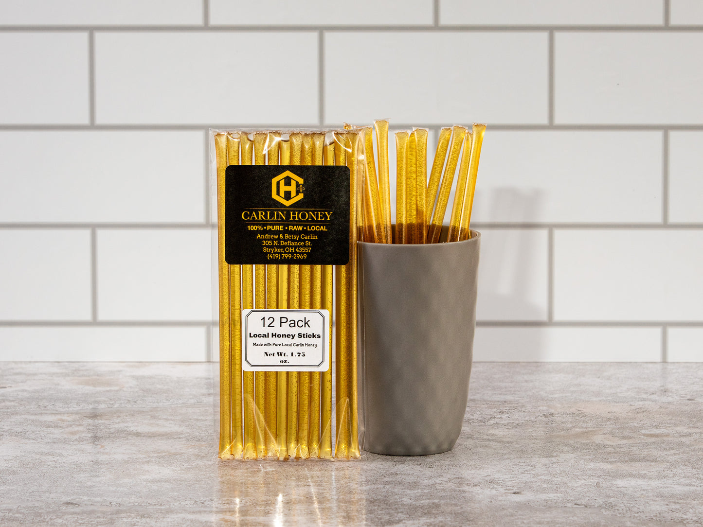 Raw Honey Sticks