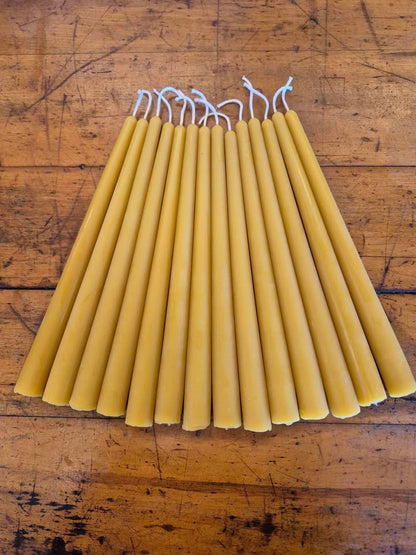 Beeswax Taper Candles