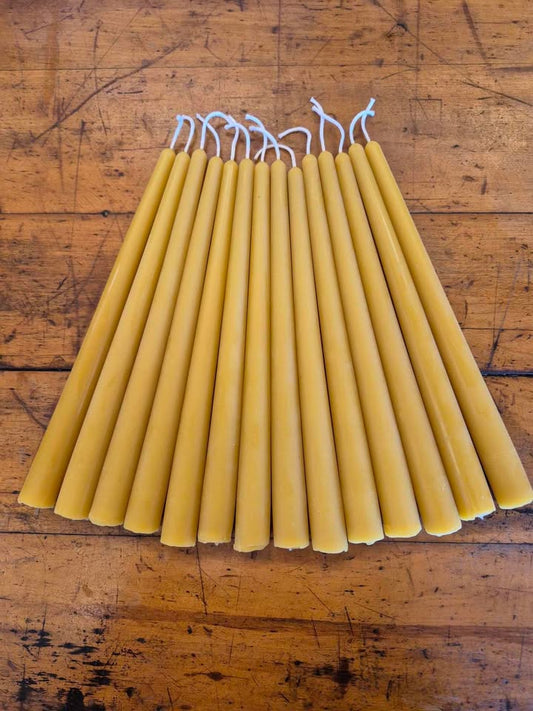 Beeswax Taper Candles