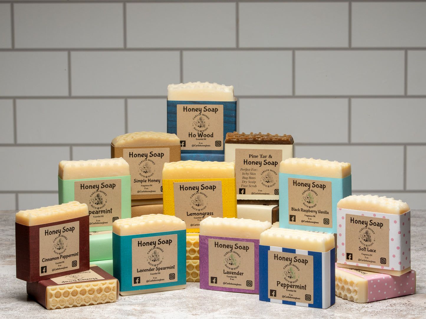 Handmade Honey Bar Soap